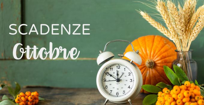 Scadenze Fiscali Ottobre